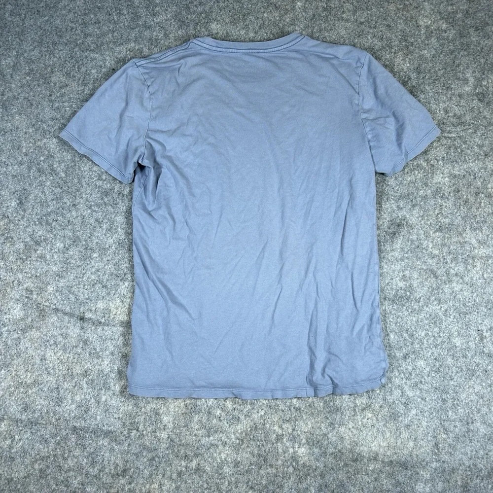 Everlane T-Shirt Men's Small Pocket Cotton Tee Light Blue Casual Flaw - Picture 7 of 7